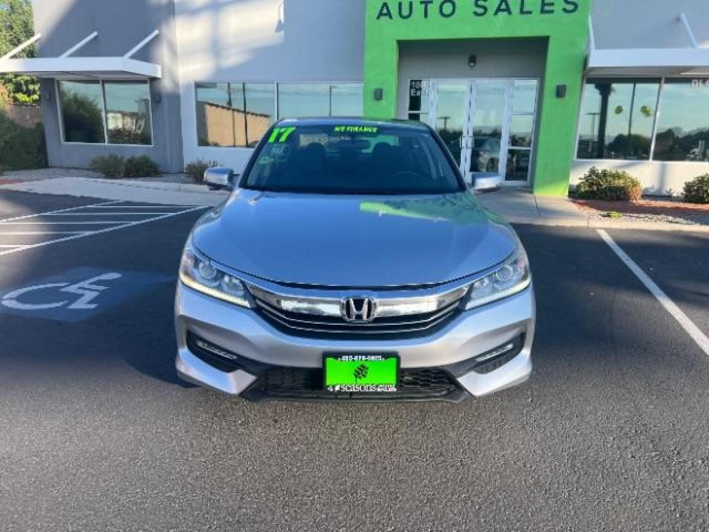 2017 Silver /Black, cloth Honda Accord EX Sedan CVT (1HGCR2F70HA) with an 2.4L L4 DOHC 16V engine, Continuously Variable Transmission transmission, located at 1865 East Red Hills Pkwy, St. George, 84770, (435) 628-0023, 37.120850, -113.543640 - We specialize in helping ALL people get the best financing available. No matter your credit score, good, bad or none we can get you an amazing rate. Had a bankruptcy, divorce, or repossessions? We give you the green light to get your credit back on the road. Low down and affordable payments that fit - Photo#1