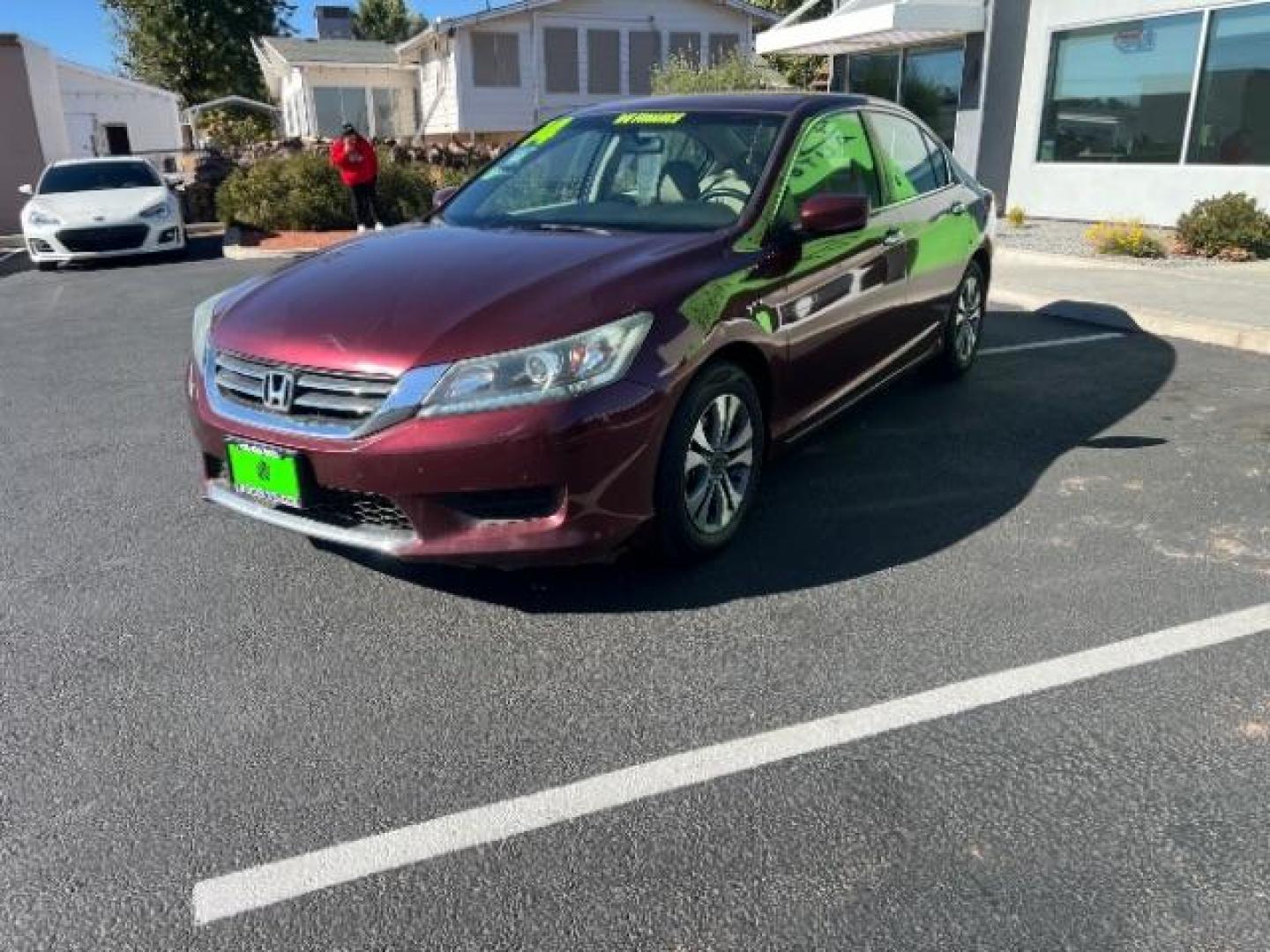 2014 Maroon /Black Interior Honda Accord LX Sedan CVT (1HGCR2F39EA) with an 2.4L L4 DOHC 16V engine, Continuously Variable Transmission transmission, located at 1865 East Red Hills Pkwy, St. George, 84770, (435) 628-0023, 37.120850, -113.543640 - We specialize in helping ALL people get the best financing available. No matter your credit score, good, bad or none we can get you an amazing rate. Had a bankruptcy, divorce, or repossessions? We give you the green light to get your credit back on the road. Low down and affordable payments that fit - Photo#2