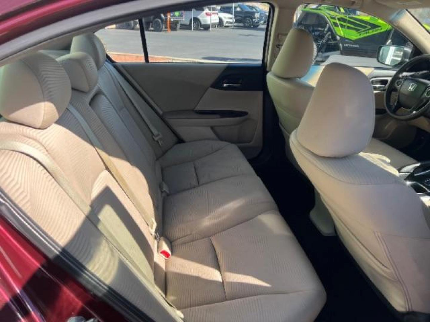 2014 Maroon /Black Interior Honda Accord LX Sedan CVT (1HGCR2F39EA) with an 2.4L L4 DOHC 16V engine, Continuously Variable Transmission transmission, located at 1865 East Red Hills Pkwy, St. George, 84770, (435) 628-0023, 37.120850, -113.543640 - We specialize in helping ALL people get the best financing available. No matter your credit score, good, bad or none we can get you an amazing rate. Had a bankruptcy, divorce, or repossessions? We give you the green light to get your credit back on the road. Low down and affordable payments that fit - Photo#28