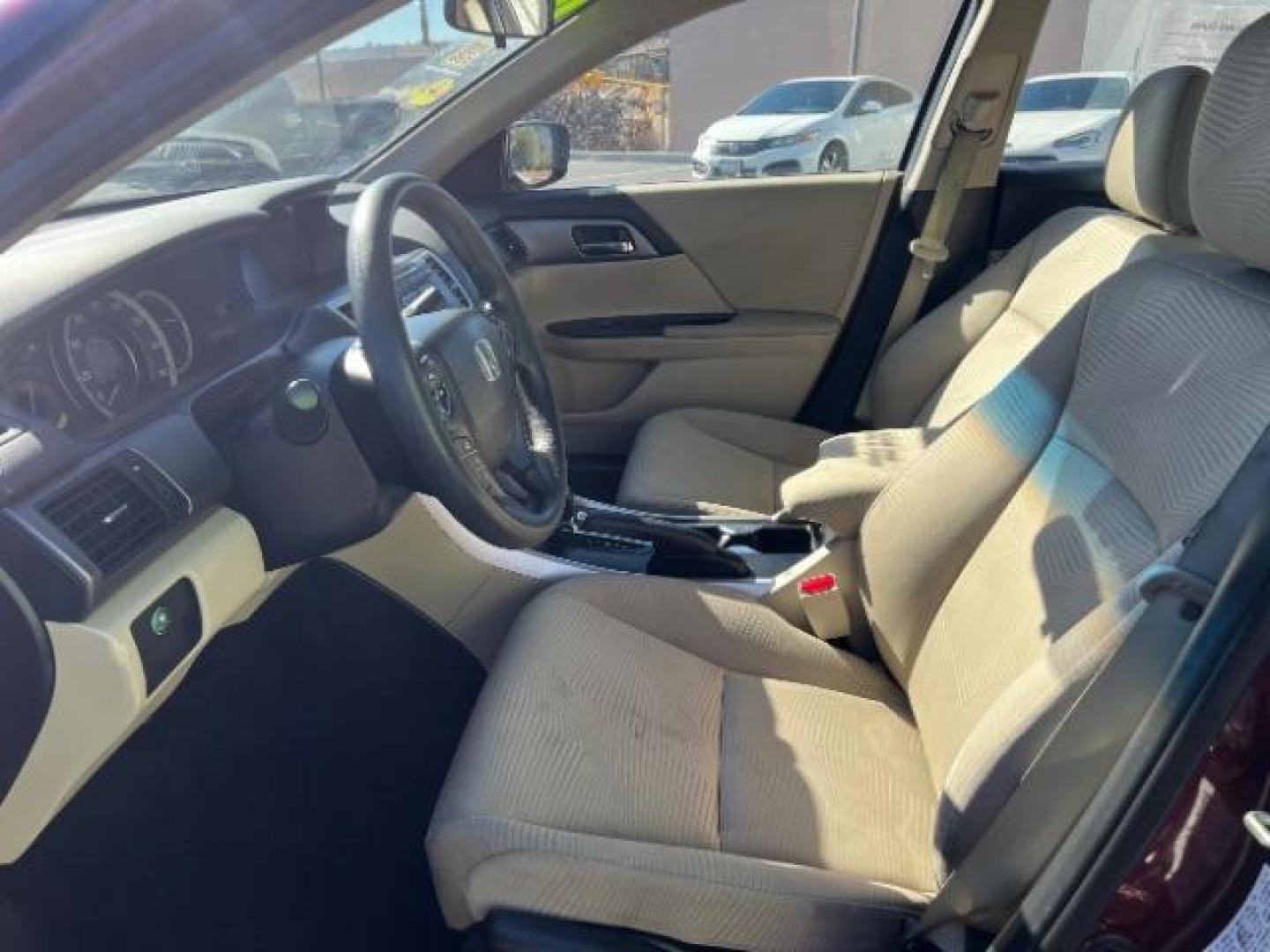 2014 Maroon /Black Interior Honda Accord LX Sedan CVT (1HGCR2F39EA) with an 2.4L L4 DOHC 16V engine, Continuously Variable Transmission transmission, located at 1865 East Red Hills Pkwy, St. George, 84770, (435) 628-0023, 37.120850, -113.543640 - We specialize in helping ALL people get the best financing available. No matter your credit score, good, bad or none we can get you an amazing rate. Had a bankruptcy, divorce, or repossessions? We give you the green light to get your credit back on the road. Low down and affordable payments that fit - Photo#13