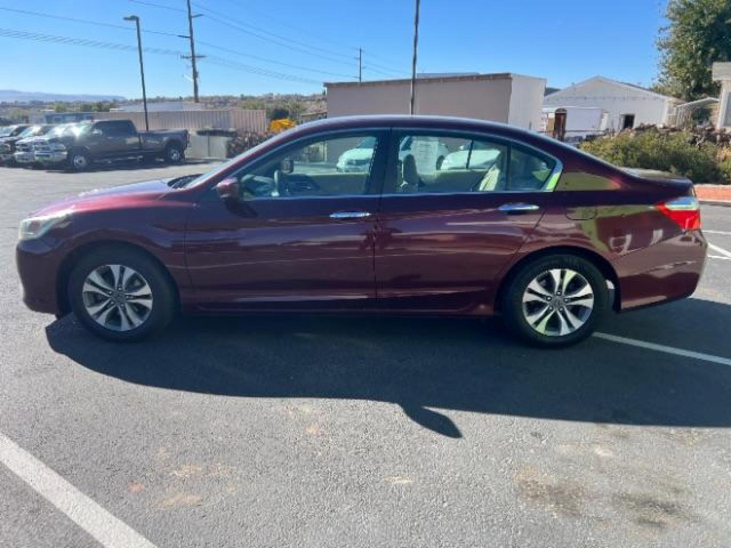 2014 Maroon /Black Interior Honda Accord LX Sedan CVT (1HGCR2F39EA) with an 2.4L L4 DOHC 16V engine, Continuously Variable Transmission transmission, located at 1865 East Red Hills Pkwy, St. George, 84770, (435) 628-0023, 37.120850, -113.543640 - We specialize in helping ALL people get the best financing available. No matter your credit score, good, bad or none we can get you an amazing rate. Had a bankruptcy, divorce, or repossessions? We give you the green light to get your credit back on the road. Low down and affordable payments that fit - Photo#3