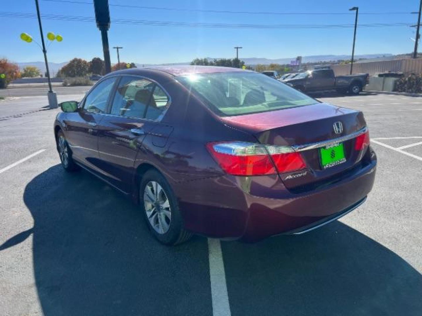 2014 Maroon /Black Interior Honda Accord LX Sedan CVT (1HGCR2F39EA) with an 2.4L L4 DOHC 16V engine, Continuously Variable Transmission transmission, located at 1865 East Red Hills Pkwy, St. George, 84770, (435) 628-0023, 37.120850, -113.543640 - We specialize in helping ALL people get the best financing available. No matter your credit score, good, bad or none we can get you an amazing rate. Had a bankruptcy, divorce, or repossessions? We give you the green light to get your credit back on the road. Low down and affordable payments that fit - Photo#4