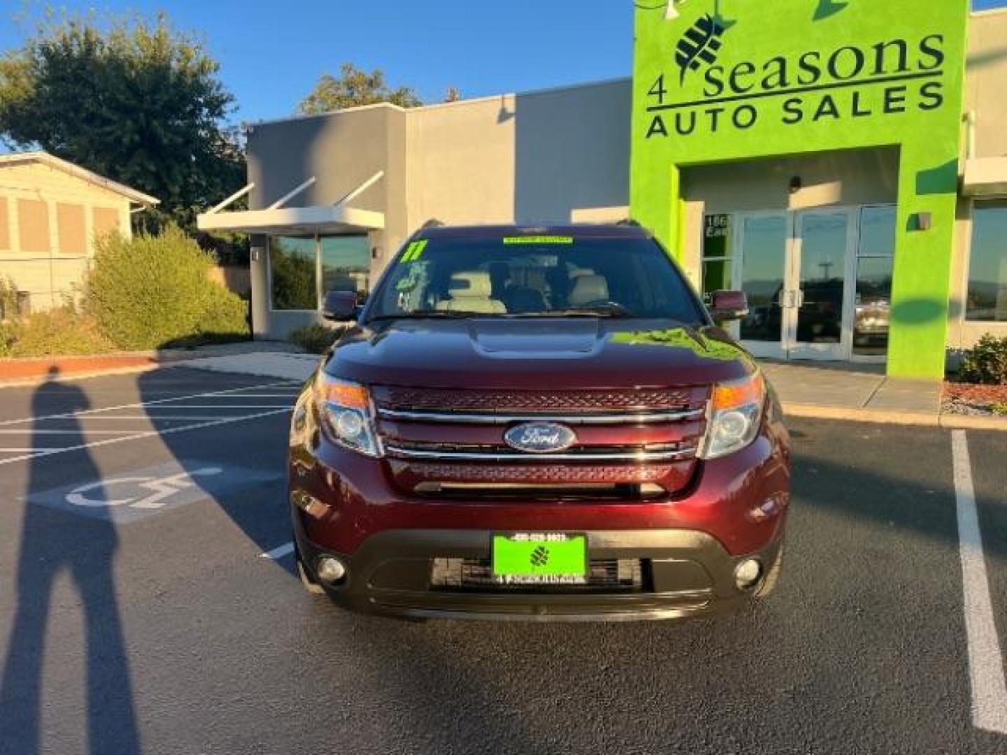 2011 Bordeaux Reserve Red Metallic /Charcoal Black Leather Interior Ford Explorer Limited FWD (1FMHK7F80BG) with an 3.5L V6 DOHC 24V engine, 6-Speed Automatic transmission, located at 1865 East Red Hills Pkwy, St. George, 84770, (435) 628-0023, 37.120850, -113.543640 - Photo#1