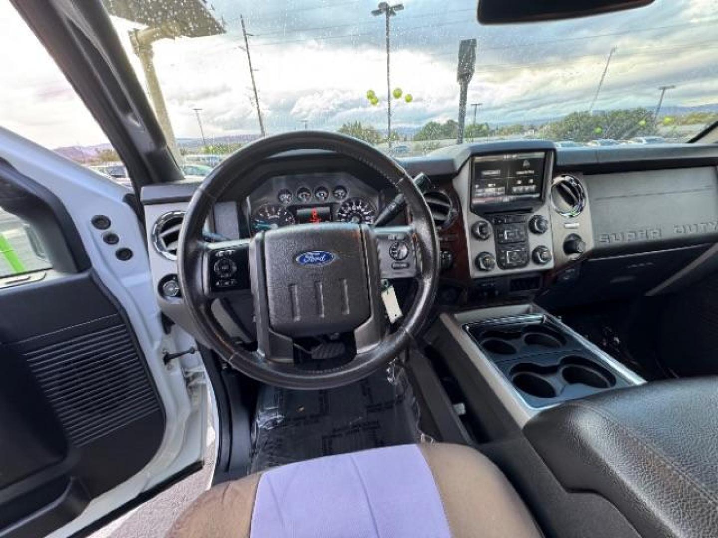 2015 White Platinum Met TC /Black Ford F-250 SD King Ranch Crew Cab 4WD (1FT7W2BT6FE) with an 6.7L V8 OHV 16V DIESEL engine, 6-Speed Automatic transmission, located at 1865 East Red Hills Pkwy, St. George, 84770, (435) 628-0023, 37.120850, -113.543640 - Photo#21