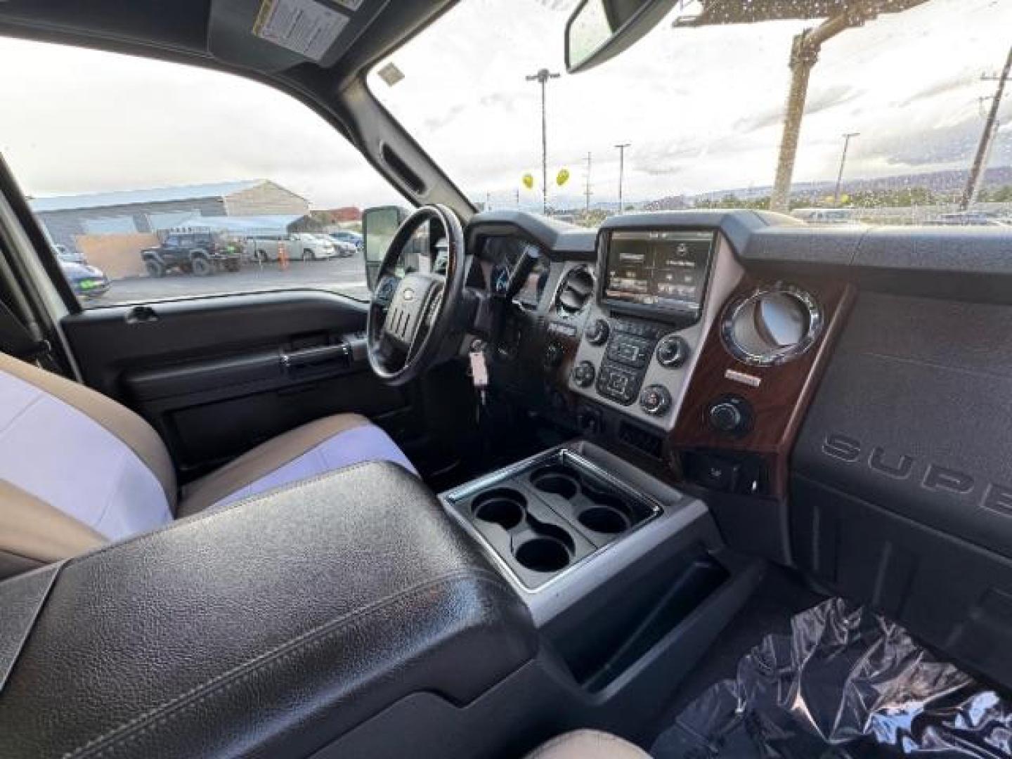 2015 White Platinum Met TC /Black Ford F-250 SD King Ranch Crew Cab 4WD (1FT7W2BT6FE) with an 6.7L V8 OHV 16V DIESEL engine, 6-Speed Automatic transmission, located at 1865 East Red Hills Pkwy, St. George, 84770, (435) 628-0023, 37.120850, -113.543640 - Photo#42