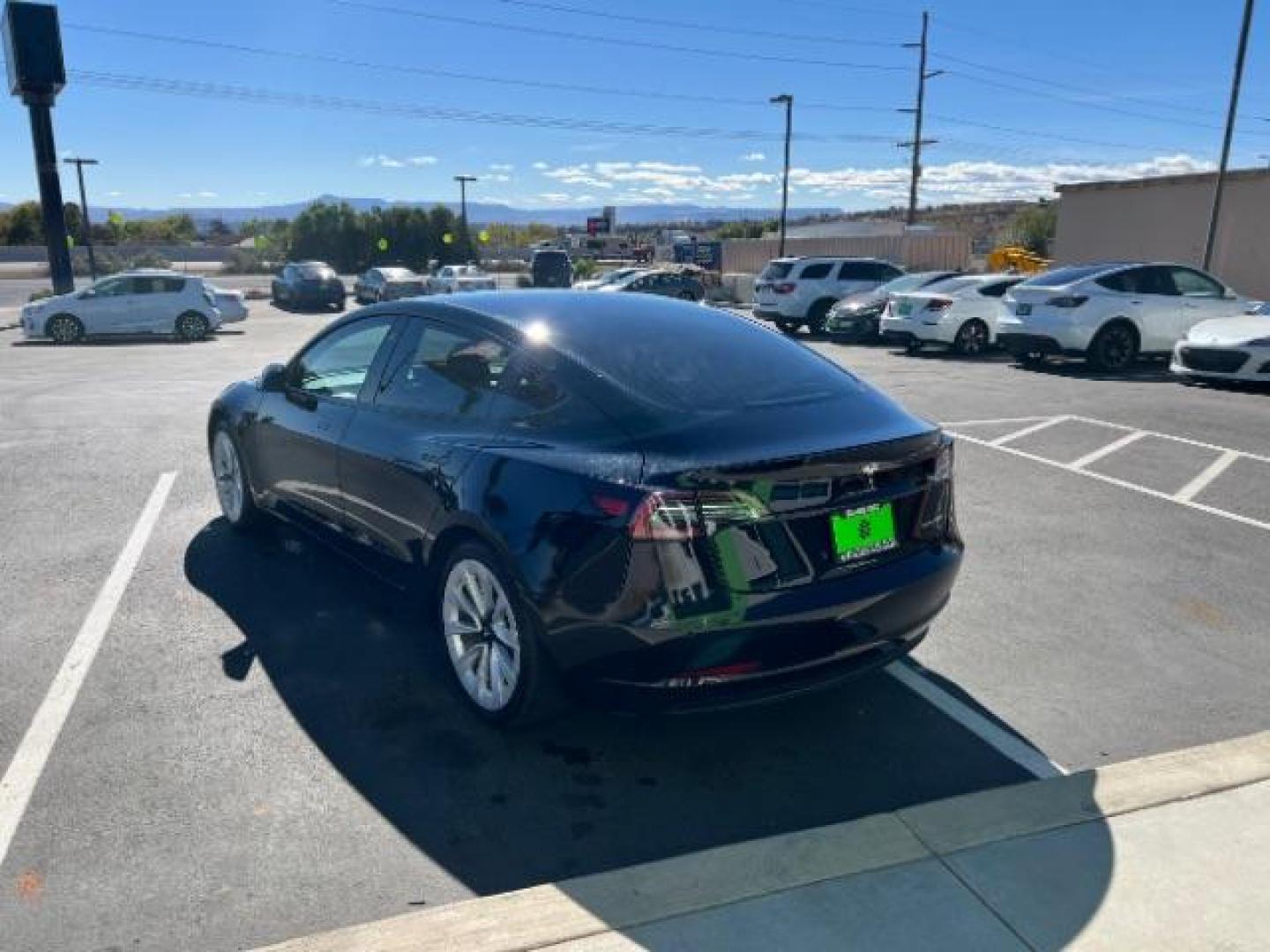 2021 Solid Black /Black and White Tesla Model 3 Long Range (5YJ3E1EB9MF) with an ELECTRIC engine, 1-Speed Automatic transmission, located at 1865 East Red Hills Pkwy, St. George, 84770, (435) 628-0023, 37.120850, -113.543640 - Photo#8