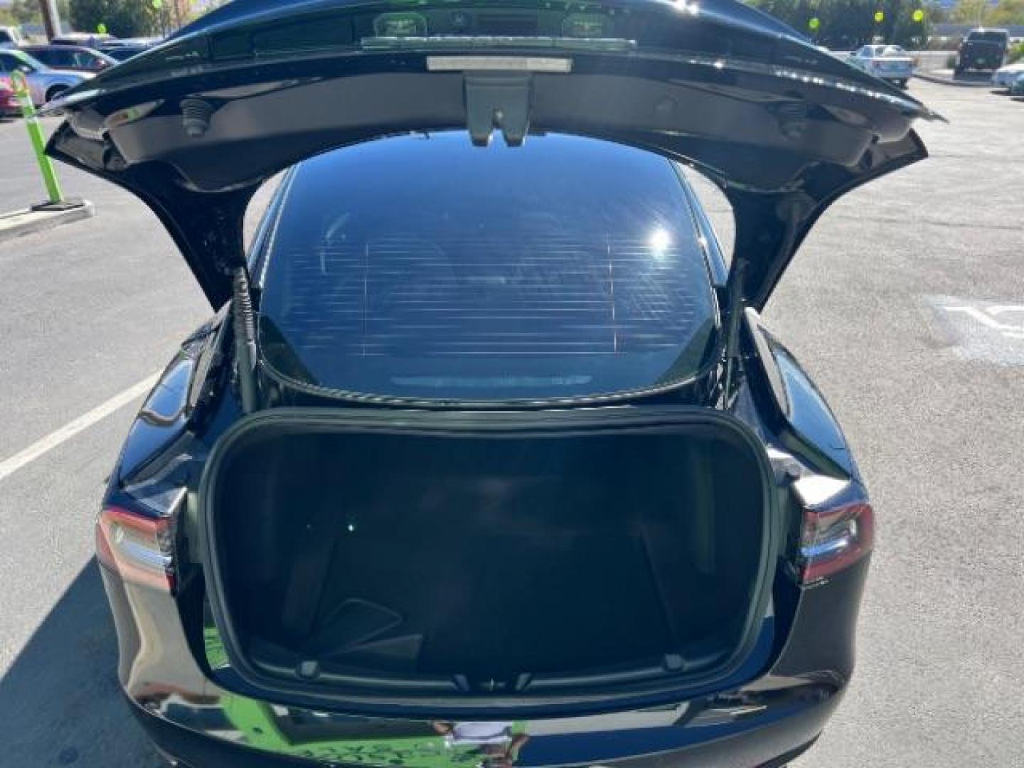 2021 Solid Black /Black and White Tesla Model 3 Long Range (5YJ3E1EB9MF) with an ELECTRIC engine, 1-Speed Automatic transmission, located at 1865 East Red Hills Pkwy, St. George, 84770, (435) 628-0023, 37.120850, -113.543640 - Photo#21