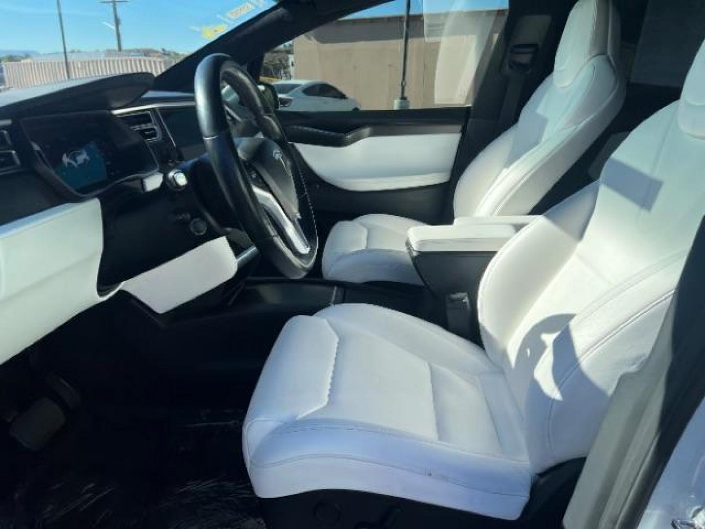 2017 Pearl White Multi-Coat /White, leather Tesla Model X 100D (5YJXCBE26HF) with an ELECTRIC engine, 1-Speed Automatic transmission, located at 1865 East Red Hills Pkwy, St. George, 84770, (435) 628-0023, 37.120850, -113.543640 - 100D with Unlimited milage warranty on batter and motor. 6 Seats, White on white. Excellent Condition. ***This vehicle qualifies for the EV/Hybrid tax rebate of up to $4,000*** We are setup with the IRS to recieve direct payments within 72 hours. We file the rebate online with IRS and can credit - Photo#14