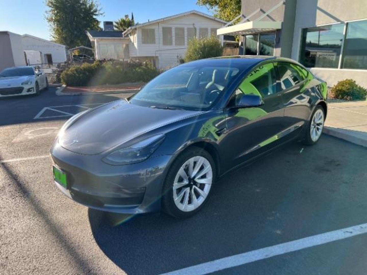 2022 Midnight Silver Metallic /All Black Tesla Model 3 Standard Range Plus (5YJ3E1EA9NF) with an ELECTRIC engine, 1-Speed Automatic transmission, located at 1865 East Red Hills Pkwy, St. George, 84770, (435) 628-0023, 37.120850, -113.543640 - Photo#5