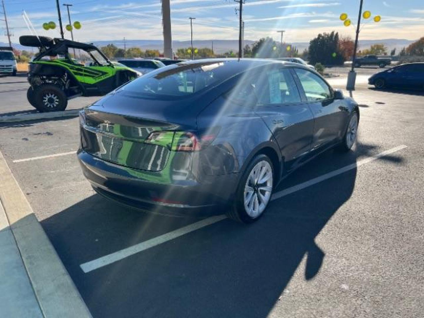 2022 Solid Black /All Black Tesla Model 3 Long Range (5YJ3E1EB1NF) with an ELECTRIC engine, 1-Speed Automatic transmission, located at 1865 East Red Hills Pkwy, St. George, 84770, (435) 628-0023, 37.120850, -113.543640 - AWD long range. Full motor and battery warranty up to 120k miles ***This vehicle qualifies for the EV/Hybrid tax rebate of up to $4,000*** We are setup with the IRS to recieve direct payments within 72 hours. We file the rebate online with IRS and can credit it to your down payment, reduce the sal - Photo#8