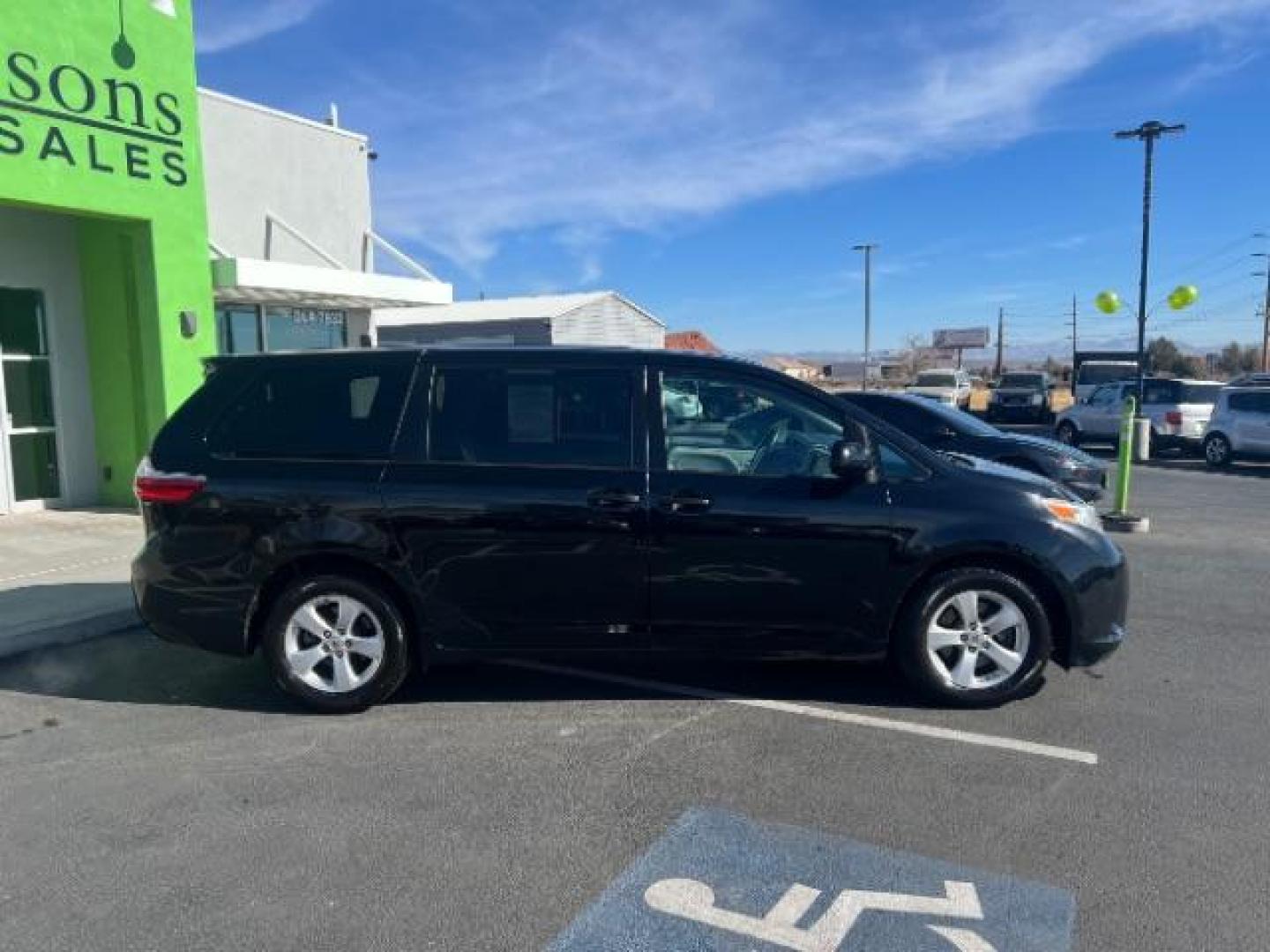 2016 Midnight Black Metal /Ash, cloth Toyota Sienna L FWD 7-Passenger V6 (5TDZK3DC7GS) with an 3.5L V6 EFI DOHC 24V engine, 5-Speed Automatic transmission, located at 940 North Main Street, Cedar City, UT, 84720, (435) 628-0023, 37.692936, -113.061897 - Photo#7