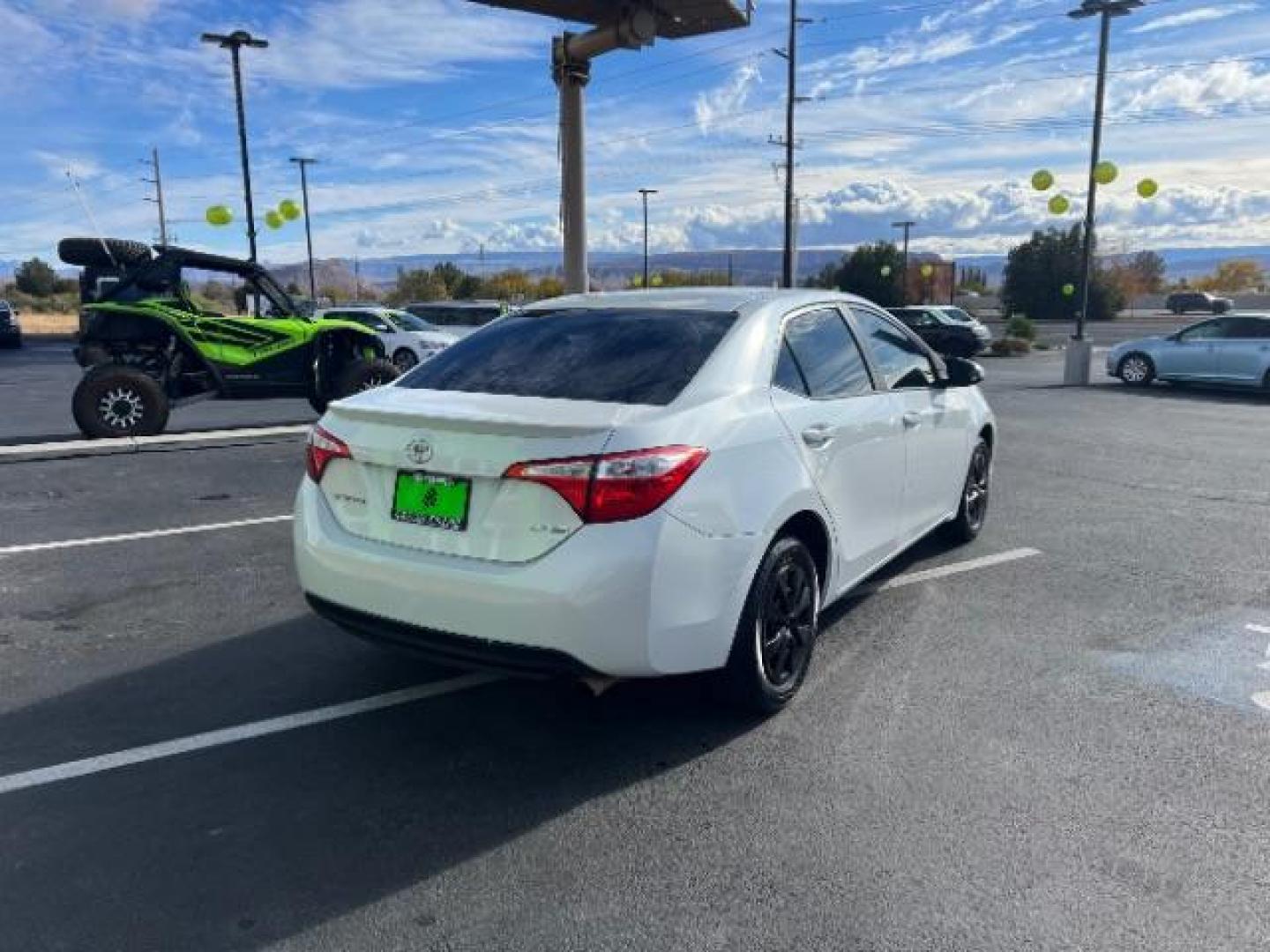 2015 Blizzard Pearl /Amber Fabric, cloth Toyota Corolla LE Eco CVT (5YFBPRHE3FP) with an 1.8L L4 DOHC 16V engine, Continuously Variable Transmission transmission, located at 1865 East Red Hills Pkwy, St. George, 84770, (435) 628-0023, 37.120850, -113.543640 - We specialize in helping ALL people get the best financing available. No matter your credit score, good, bad or none we can get you an amazing rate. Had a bankruptcy, divorce, or repossessions? We give you the green light to get your credit back on the road. Low down and affordable payments that fit - Photo#6