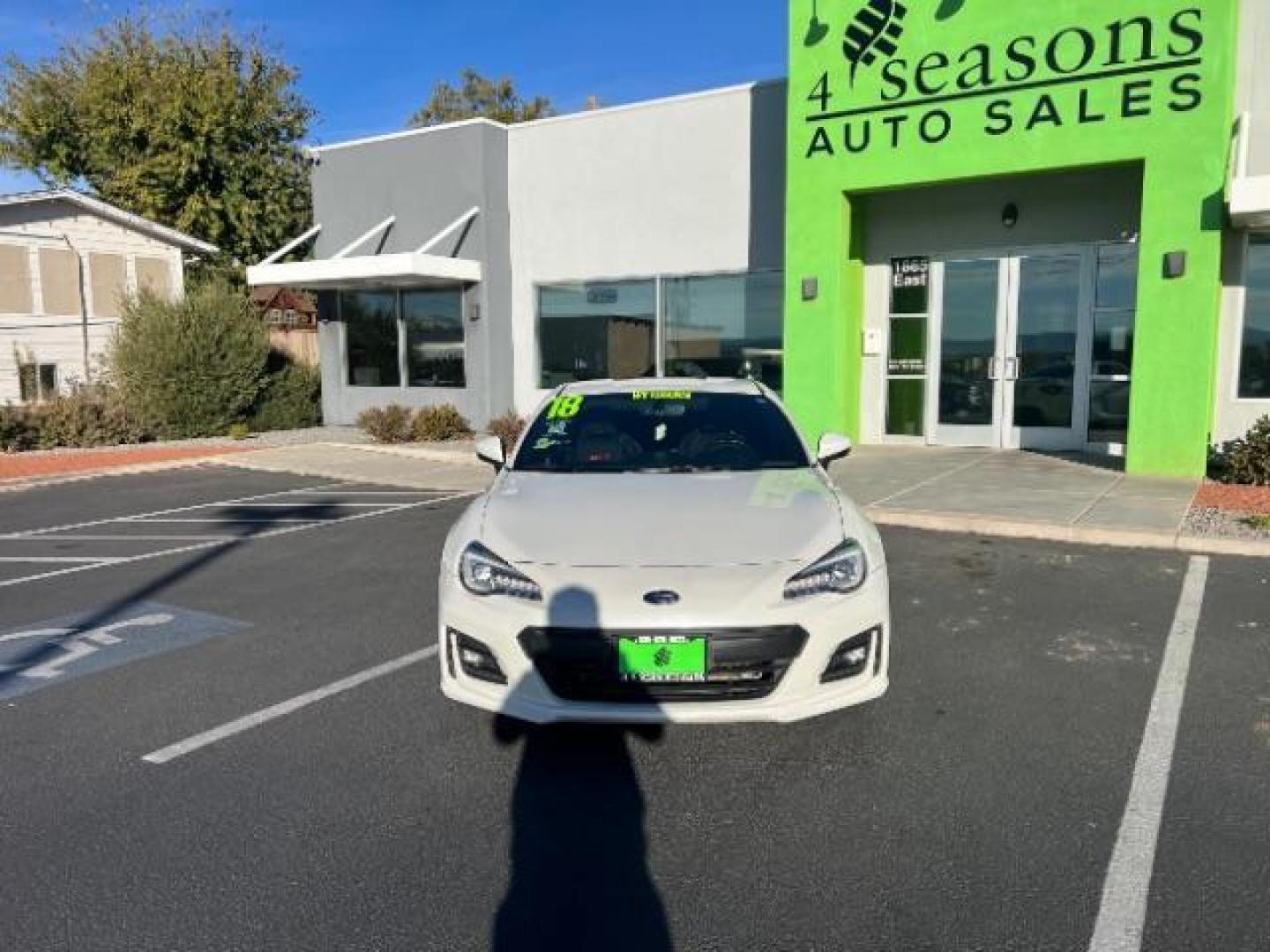 2018 Crystal White Pearl /Black Leather and Alcantara, leather/sueded micr Subaru BRZ Limited 6A (JF1ZCAC17J8) with an 2.0L H4 16V engine, 6-Speed Automatic transmission, located at 1865 East Red Hills Pkwy, St. George, 84770, (435) 628-0023, 37.120850, -113.543640 - Photo#1