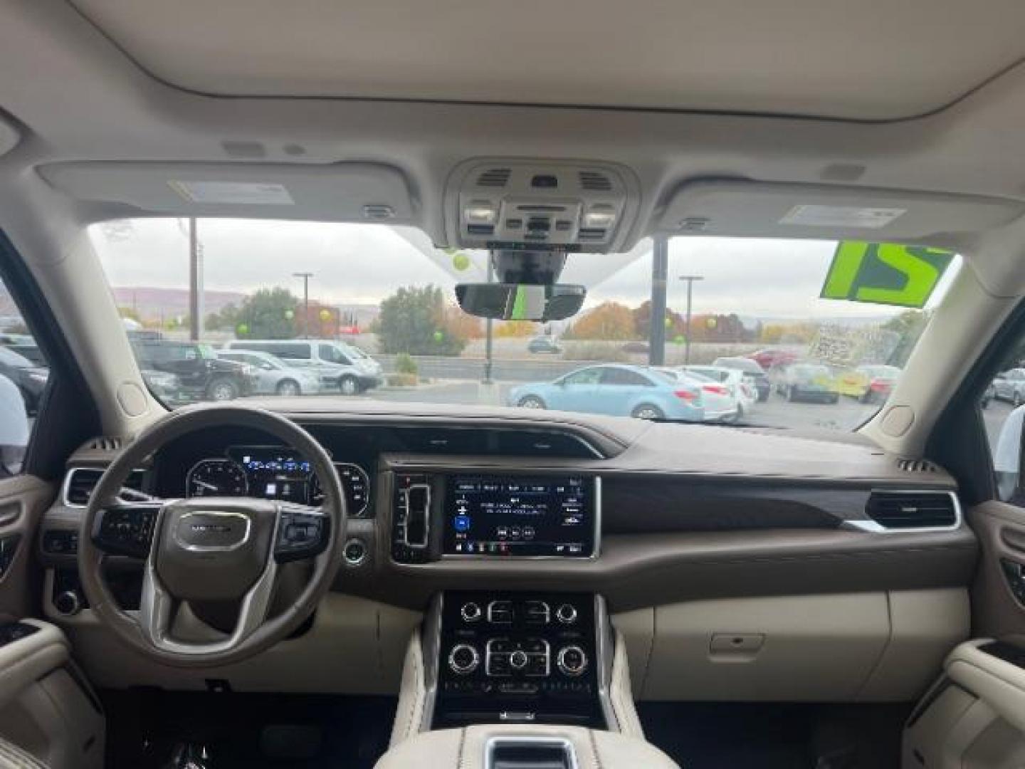 2021 White /Black Leather Interior GMC Yukon Denali 4WD (1GKS2DKL7MR) with an 6.2L V8 OHV 16V engine, 10-Speed Automatic transmission, located at 1865 East Red Hills Pkwy, St. George, 84770, (435) 628-0023, 37.120850, -113.543640 - Very clean Denali, 4x4, Adaptive Cruise, Pano sunroof, Great tires, Floormats, 7 Seater. Bank and credit union financing available. - Photo#27