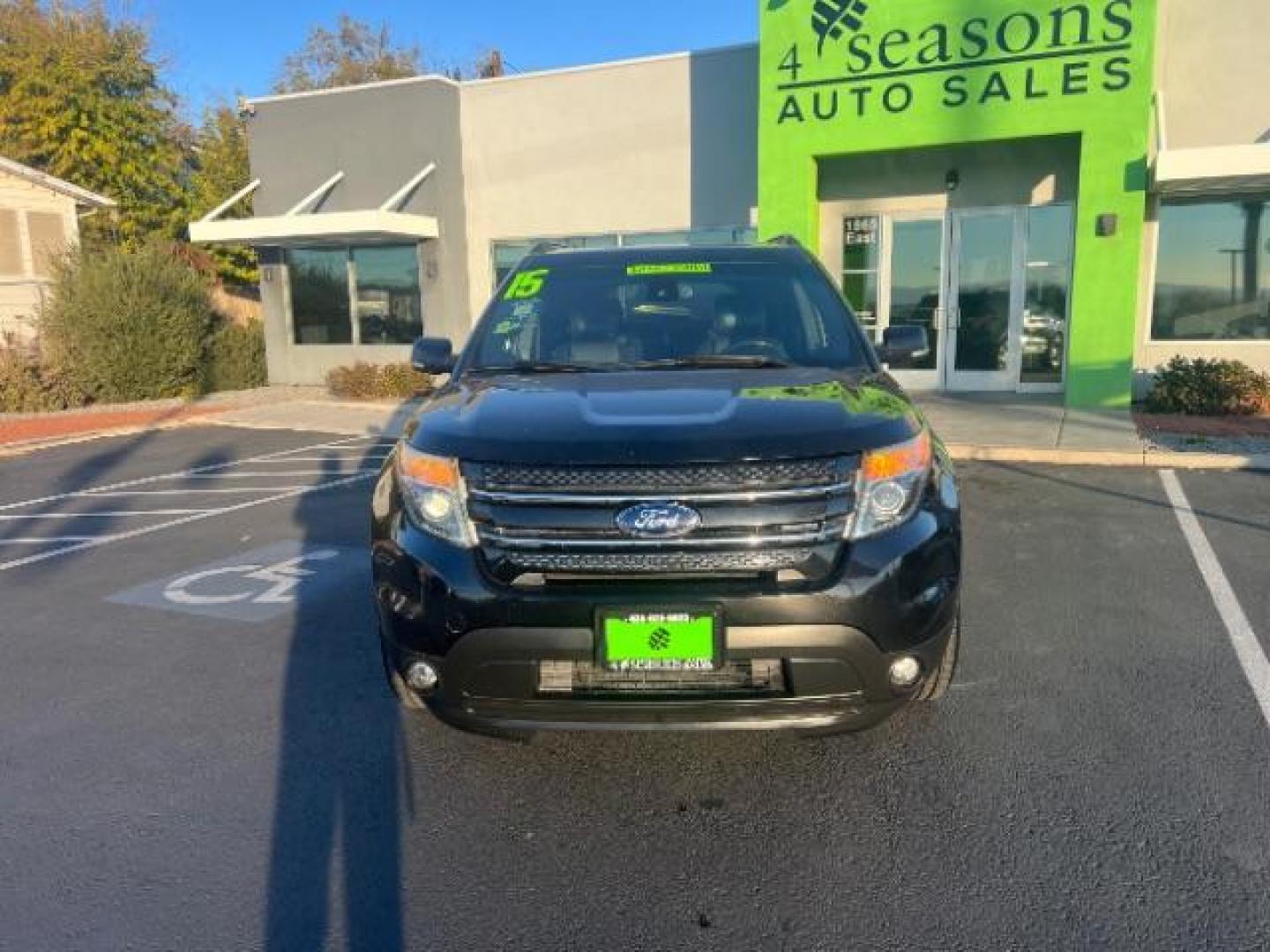 2015 Tuxedo Black Metallic /Charcoal Black, leather Ford Explorer Limited 4WD (1FM5K8F88FG) with an 3.5L V6 DOHC 24V engine, 6-Speed Automatic transmission, located at 940 North Main Street, Cedar City, UT, 84720, (435) 628-0023, 37.692936, -113.061897 - We specialize in helping ALL people get the best financing available. No matter your credit score, good, bad or none we can get you an amazing rate. Had a bankruptcy, divorce, or repossessions? We give you the green light to get your credit back on the road. Low down and affordable payments that fit - Photo#1