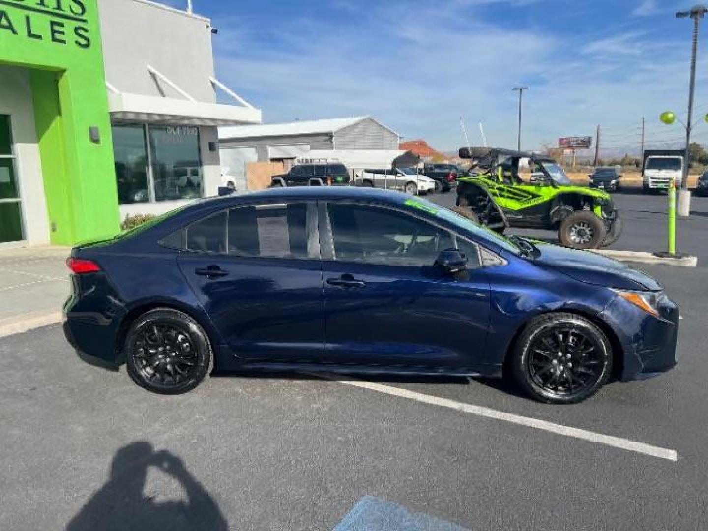 2021 Blue /Tan Cloth Interior Toyota Corolla LE (5YFEPMAE8MP) with an 1.8L L4 DOHC 16V engine, Continuously Variable Transmission transmission, located at 1865 East Red Hills Pkwy, St. George, 84770, (435) 628-0023, 37.120850, -113.543640 - We specialize in helping ALL people get the best financing available. No matter your credit score, good, bad or none we can get you an amazing rate. Had a bankruptcy, divorce, or repossessions? We give you the green light to get your credit back on the road. Low down and affordable payments that fit - Photo#7