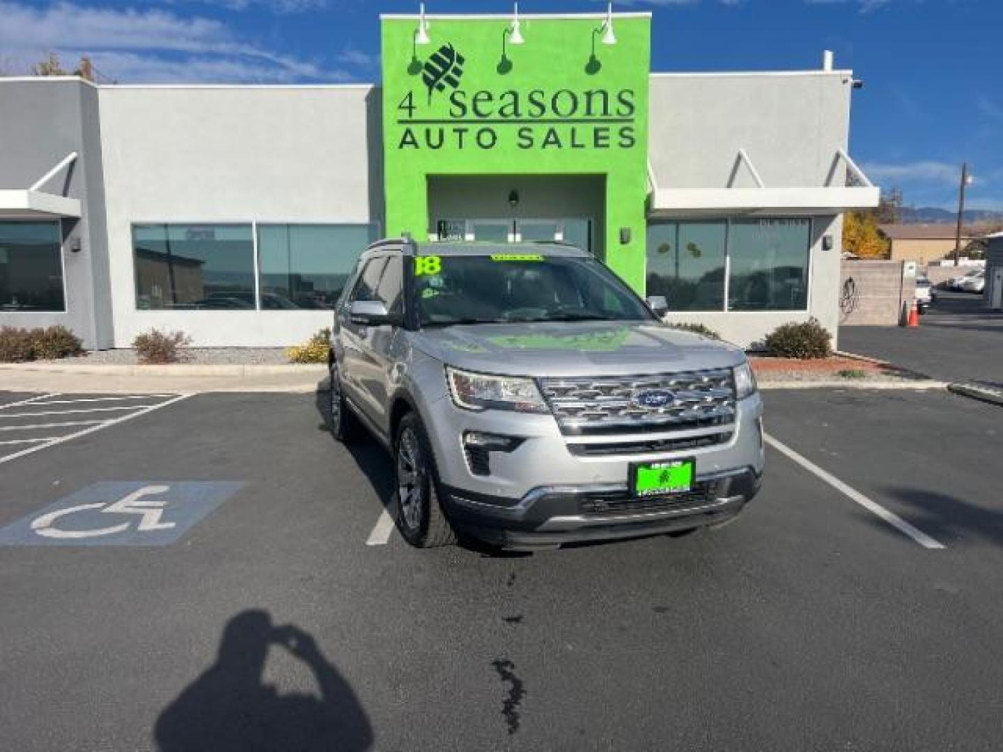 2018 Ingot Silver Metallic /Ebony Black, leather Ford Explorer Limited FWD (1FM5K7F86JG) with an 3.5L V6 DOHC 24V engine, 6-Speed Automatic transmission, located at 1865 East Red Hills Pkwy, St. George, 84770, (435) 628-0023, 37.120850, -113.543640 - We specialize in helping ALL people get the best financing available. No matter your credit score, good, bad or none we can get you an amazing rate. Had a bankruptcy, divorce, or repossessions? We give you the green light to get your credit back on the road. Low down and affordable payments that fit - Photo#0