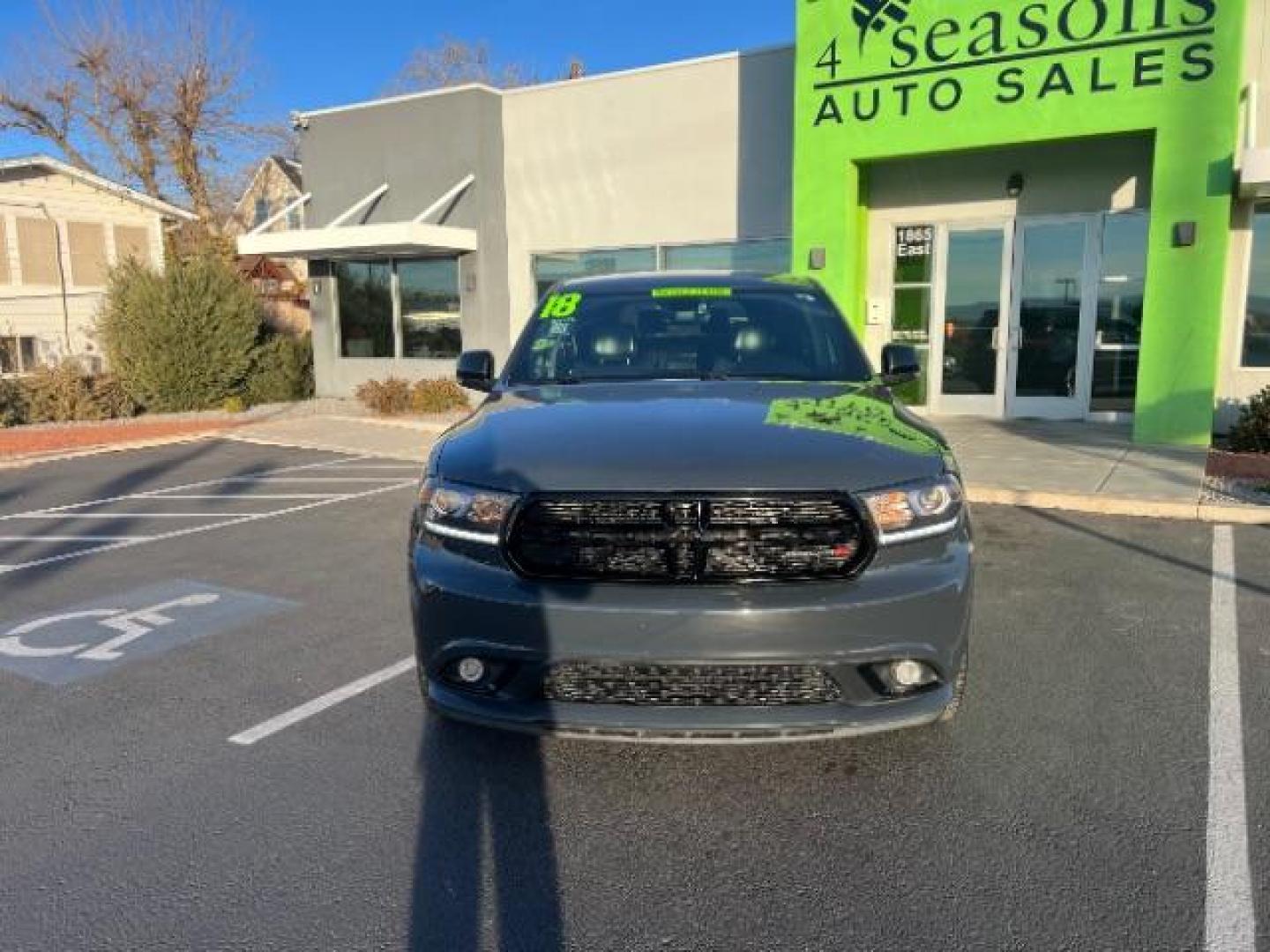 2018 Bruiser Grey Clear Coat /Black, leather/sueded microfiber Dodge Durango GT 2WD (1C4RDHDG4JC) with an 3.6L V6 DOHC 24V engine, 8-Speed Automatic transmission, located at 1865 East Red Hills Pkwy, St. George, 84770, (435) 628-0023, 37.120850, -113.543640 - We specialize in helping ALL people get the best financing available. No matter your credit score, good, bad or none we can get you an amazing rate. Had a bankruptcy, divorce, or repossessions? We give you the green light to get your credit back on the road. Low down and affordable payments that fit - Photo#1