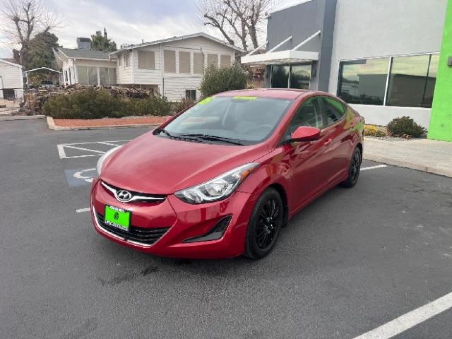 2016 Geranium Red /Black Leather, leather Hyundai Elantra Limited (KMHDH4AE5GU) with an 1.8L L4 DOHC 16V engine, 6-Speed Automatic transmission, located at 940 North Main Street, Cedar City, UT, 84720, (435) 628-0023, 37.692936, -113.061897 - We specialize in helping ALL people get the best financing available. No matter your credit score, good, bad or none we can get you an amazing rate. Had a bankruptcy, divorce, or repossessions? We give you the green light to get your credit back on the road. Low down and affordable payments that fit - Photo#2