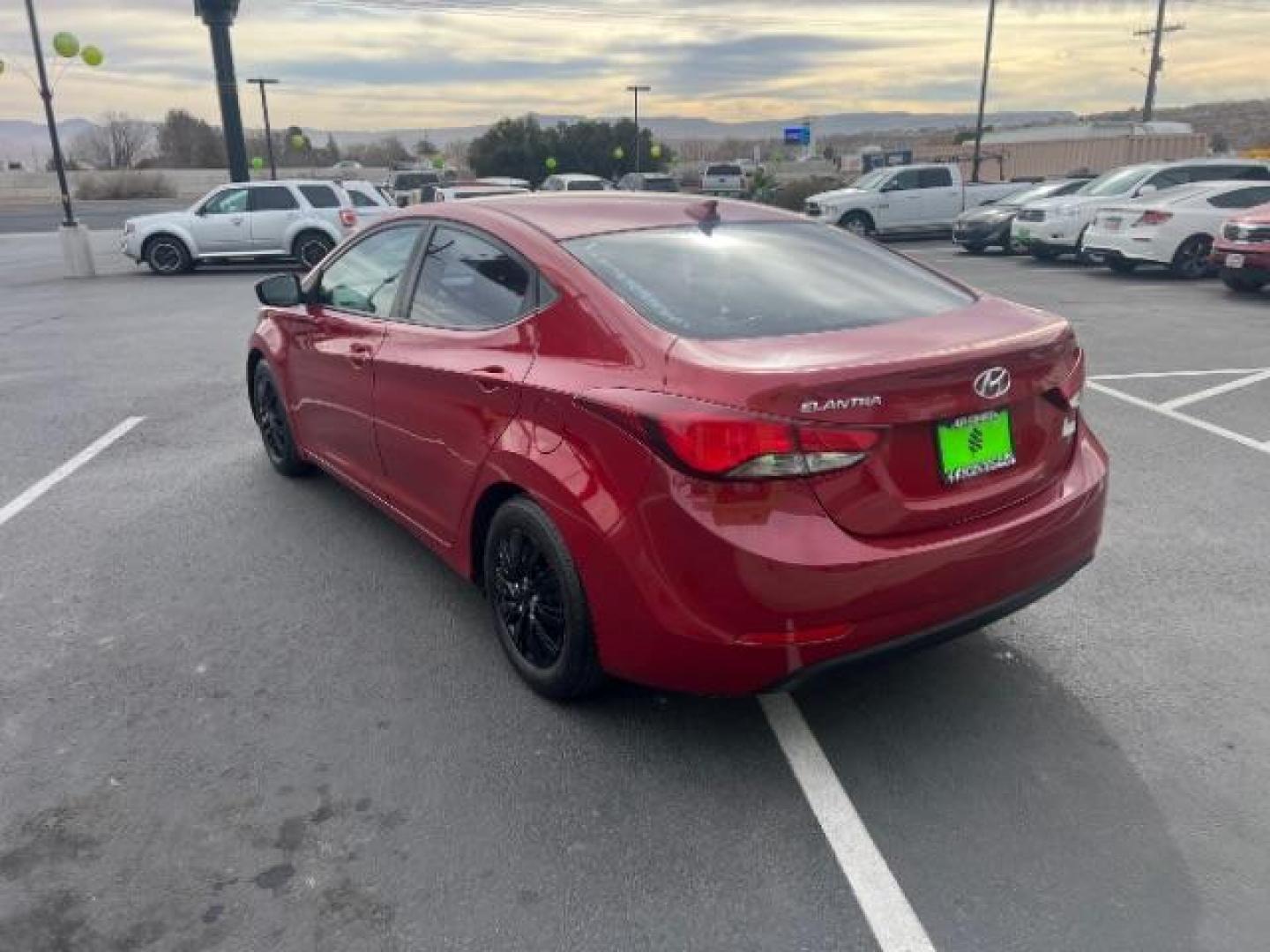 2016 Geranium Red /Black Leather, leather Hyundai Elantra Limited (KMHDH4AE5GU) with an 1.8L L4 DOHC 16V engine, 6-Speed Automatic transmission, located at 940 North Main Street, Cedar City, UT, 84720, (435) 628-0023, 37.692936, -113.061897 - We specialize in helping ALL people get the best financing available. No matter your credit score, good, bad or none we can get you an amazing rate. Had a bankruptcy, divorce, or repossessions? We give you the green light to get your credit back on the road. Low down and affordable payments that fit - Photo#4