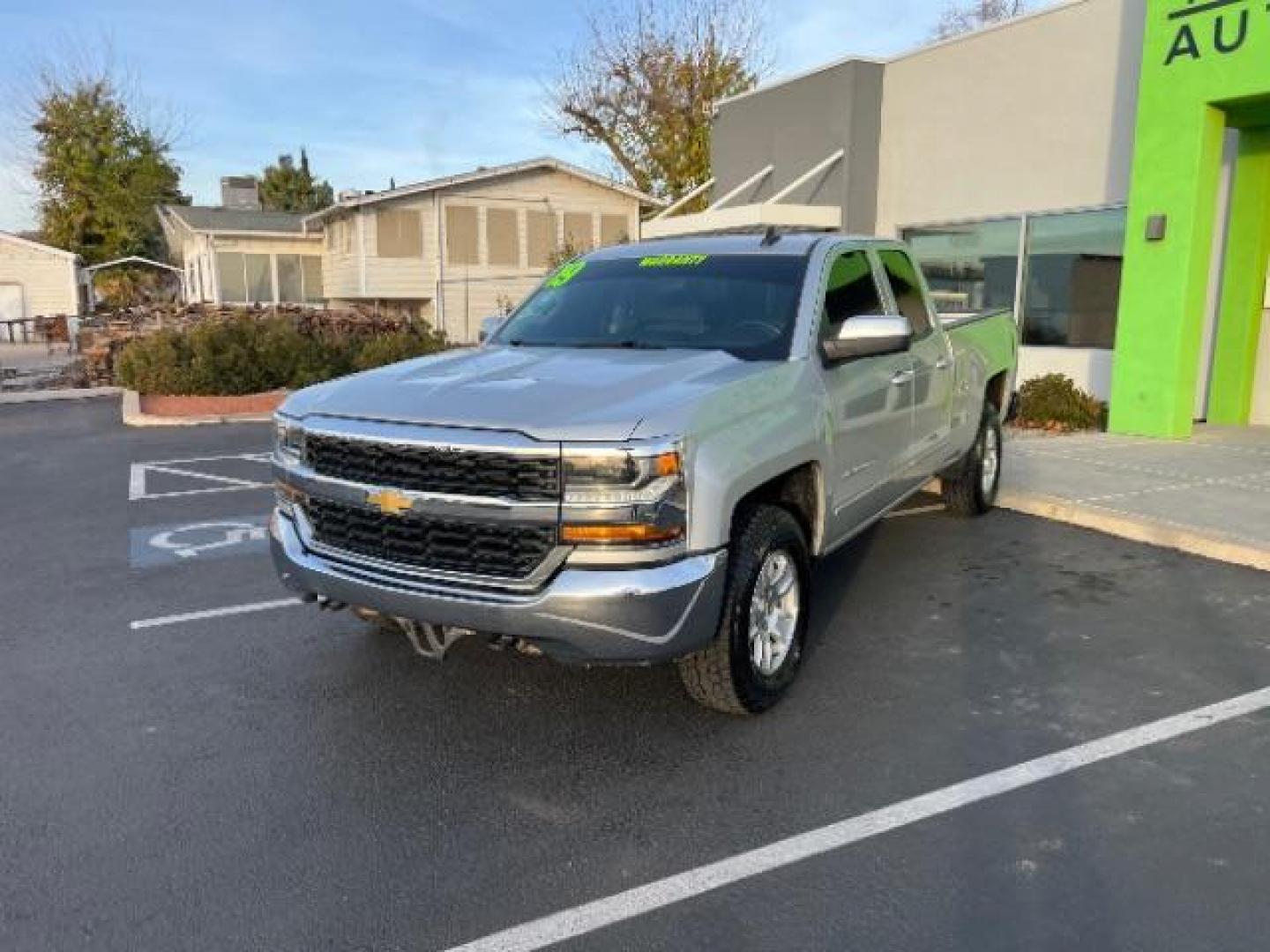 2019 Silver Ice Metallic /Jet Black, cloth Chevrolet Silverado 1500 Work Truck Double Cab 4WD (2GCVKPEC9K1) with an 5.3L V8 OHV 16V engine, 6-Speed Automatic transmission, located at 940 North Main Street, Cedar City, UT, 84720, (435) 628-0023, 37.692936, -113.061897 - We specialize in helping ALL people get the best financing available. No matter your credit score, good, bad or none we can get you an amazing rate. Had a bankruptcy, divorce, or repossessions? We give you the green light to get your credit back on the road. Low down and affordable payments that fit - Photo#2