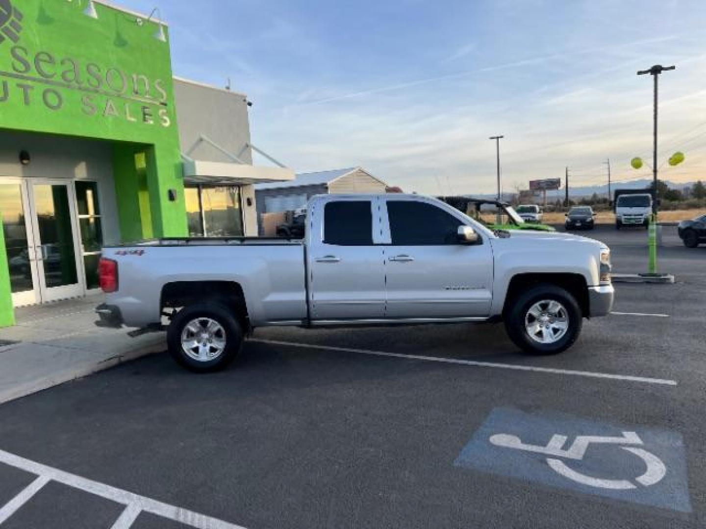 2019 Silver Ice Metallic /Jet Black, cloth Chevrolet Silverado 1500 Work Truck Double Cab 4WD (2GCVKPEC9K1) with an 5.3L V8 OHV 16V engine, 6-Speed Automatic transmission, located at 940 North Main Street, Cedar City, UT, 84720, (435) 628-0023, 37.692936, -113.061897 - We specialize in helping ALL people get the best financing available. No matter your credit score, good, bad or none we can get you an amazing rate. Had a bankruptcy, divorce, or repossessions? We give you the green light to get your credit back on the road. Low down and affordable payments that fit - Photo#7