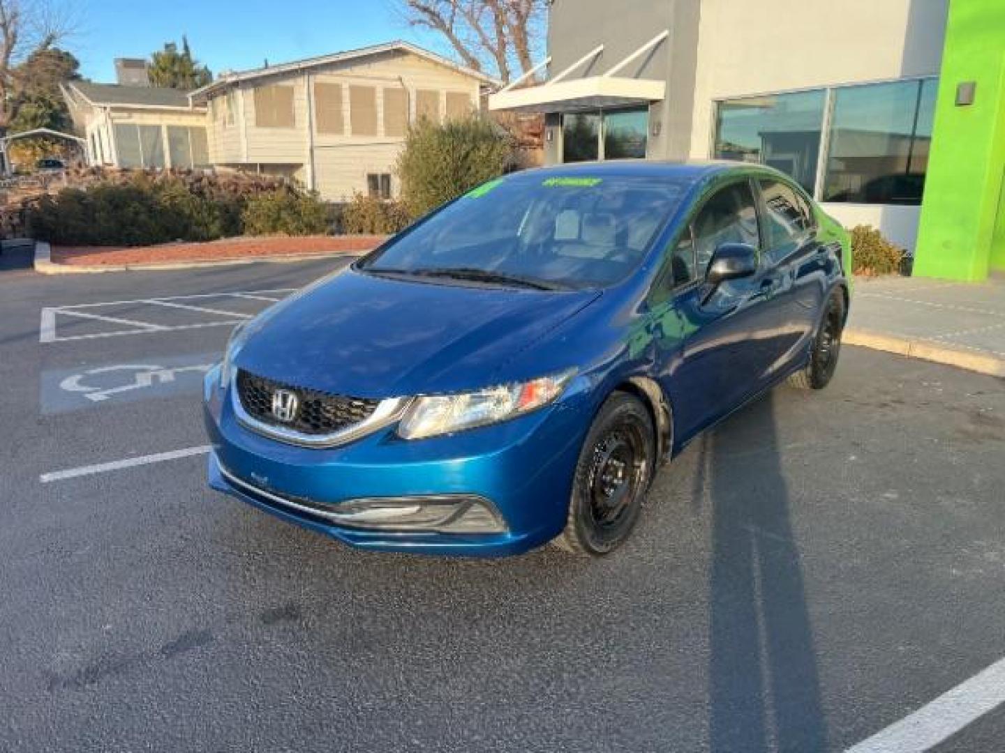 2014 Dyno Blue Pearl /Gray Honda Civic LX Sedan CVT (19XFB2F58EE) with an 1.8L L4 SOHC 16V engine, Continuously Variable Transmission transmission, located at 1865 East Red Hills Pkwy, St. George, 84770, (435) 628-0023, 37.120850, -113.543640 - Photo#2