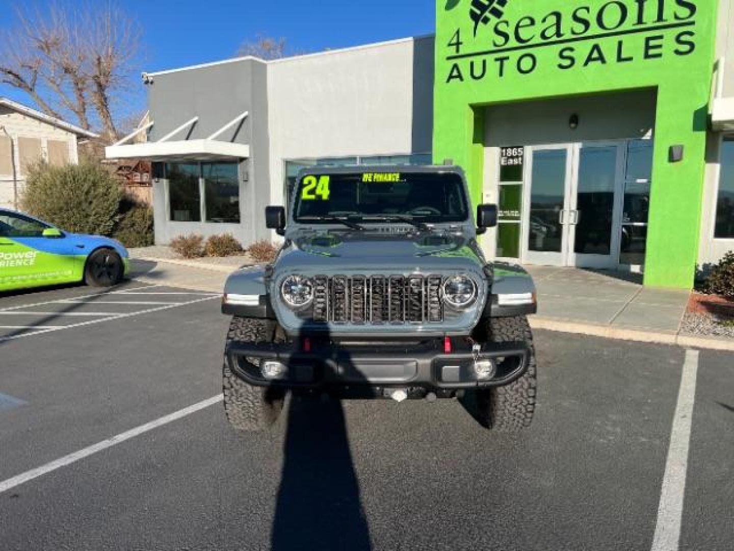 2024 Anvil Clear Coat /Black Jeep Wrangler Rubicon (1C4PJXCG6RW) with an 3.6L V6 DOHC 24V engine, 6-Speed Manual transmission, located at 1865 East Red Hills Pkwy, St. George, 84770, (435) 628-0023, 37.120850, -113.543640 - Beautiful near new, rare 2Dr RUBICON X, With flat tow hitch installed. Leather, heated seats, Loaded! Quick Order Package 24Y Rubicon X - Photo#1