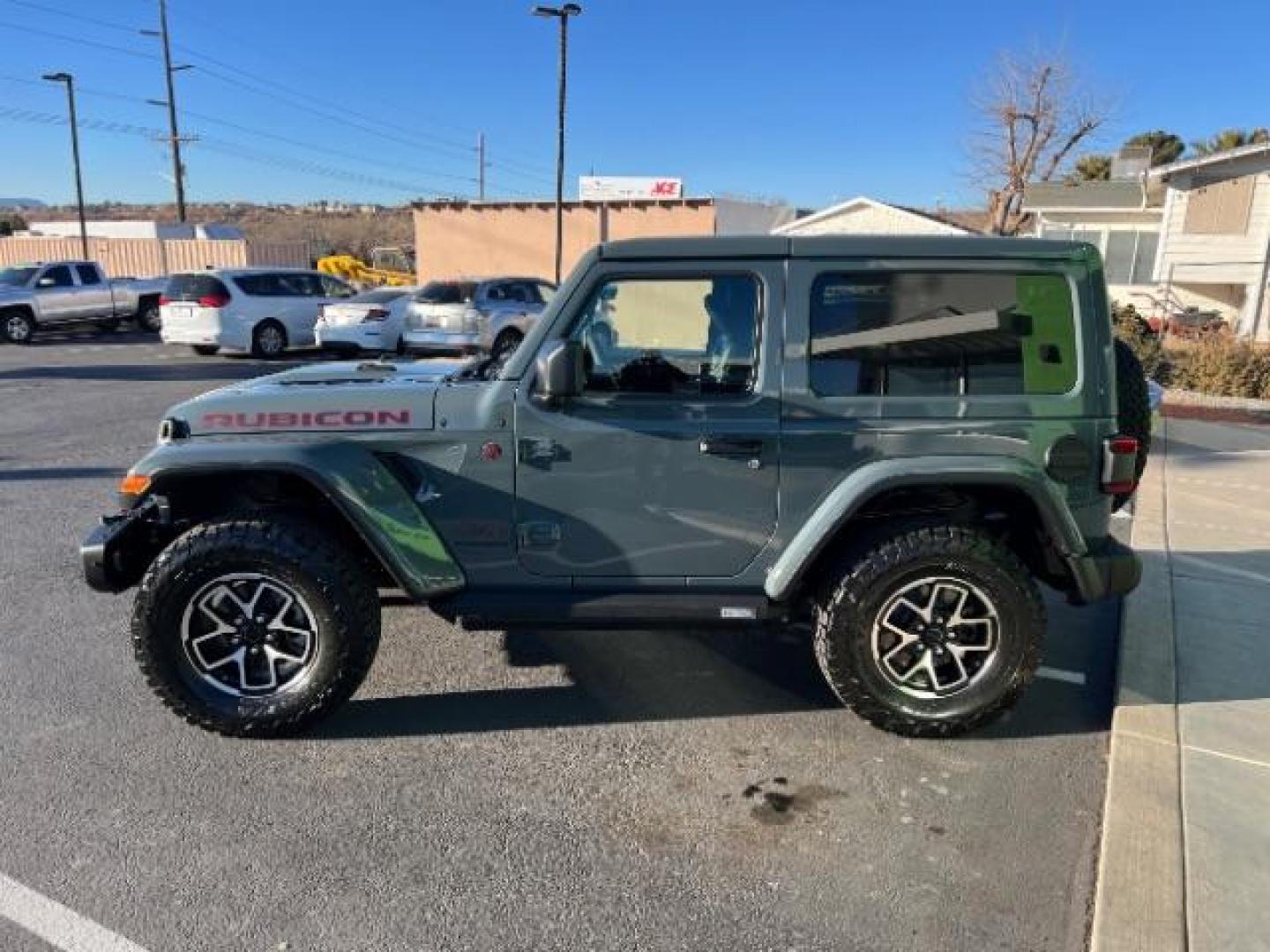 2024 Anvil Clear Coat /Black Jeep Wrangler Rubicon (1C4PJXCG6RW) with an 3.6L V6 DOHC 24V engine, 6-Speed Manual transmission, located at 1865 East Red Hills Pkwy, St. George, 84770, (435) 628-0023, 37.120850, -113.543640 - Beautiful near new, rare 2Dr RUBICON X, With flat tow hitch installed. Leather, heated seats, Loaded! Quick Order Package 24Y Rubicon X - Photo#3