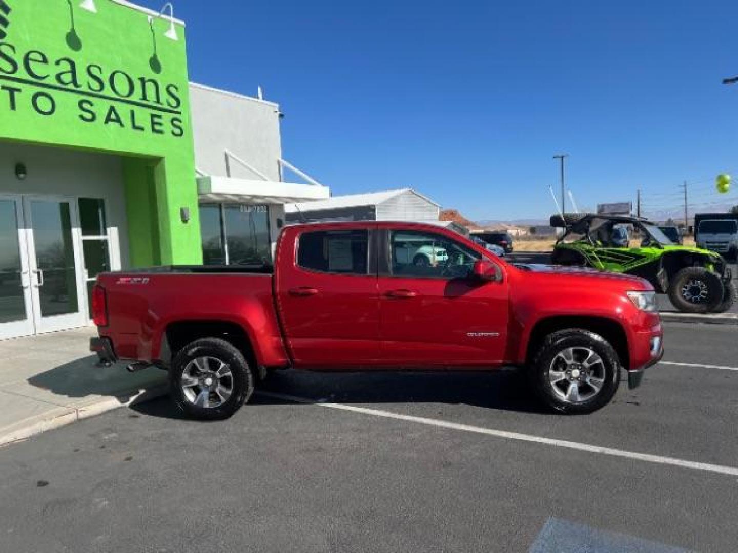 2016 Red Rock Metallic /Jet Black, leatherette/cloth Chevrolet Colorado Z71 Crew Cab 2WD Short Box (1GCGSDE36G1) with an 3.6L V6 DOHC 24V engine, 6-Speed Automatic transmission, located at 1865 East Red Hills Pkwy, St. George, 84770, (435) 628-0023, 37.120850, -113.543640 - We specialize in helping ALL people get the best financing available. No matter your credit score, good, bad or none we can get you an amazing rate. Had a bankruptcy, divorce, or repossessions? We give you the green light to get your credit back on the road. Low down and affordable payments that fit - Photo#7