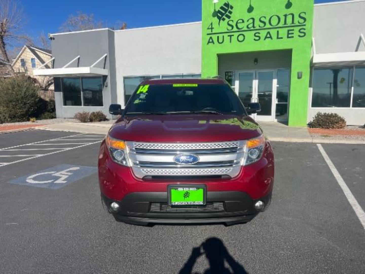 2014 Ruby Red Met Tinted CC /Charcoal Black Ford Explorer XLT FWD (1FM5K7D87EG) with an 3.5L V6 DOHC 24V engine, 6-Speed Automatic transmission, located at 940 North Main Street, Cedar City, UT, 84720, (435) 628-0023, 37.692936, -113.061897 - We specialize in helping ALL people get the best financing available. No matter your credit score, good, bad or none we can get you an amazing rate. Had a bankruptcy, divorce, or repossessions? We give you the green light to get your credit back on the road. Low down and affordable payments that fit - Photo#1