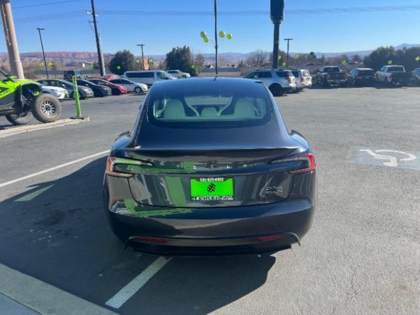 2024 Stealth Gray /Black and White Tesla Model 3 Plaid (5YJ3E1ET4RF) with an ELECTRIC engine, 1-Speed Automatic transmission, located at 1865 East Red Hills Pkwy, St. George, 84770, (435) 628-0023, 37.120850, -113.543640 - Experience the exhilarating performance of the near-new, redesigned 2024 Tesla Model 3 Performance. This high-performance sedan boasts 510 horsepower, accelerating from 0 to 60 mph in just 2.9 seconds, with a top speed of 163 mph. Equipped with adaptive suspension and track mode, it offers a dynamic - Photo#7