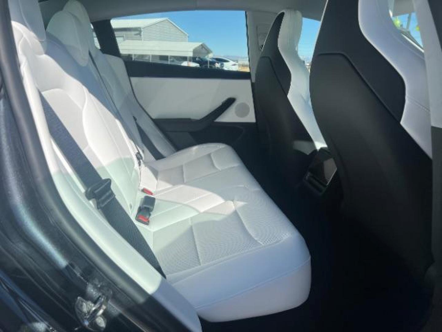 2024 Stealth Gray /Black and White Tesla Model 3 Plaid (5YJ3E1ET4RF) with an ELECTRIC engine, 1-Speed Automatic transmission, located at 1865 East Red Hills Pkwy, St. George, 84770, (435) 628-0023, 37.120850, -113.543640 - Experience the exhilarating performance of the near-new, redesigned 2024 Tesla Model 3 Performance. This high-performance sedan boasts 510 horsepower, accelerating from 0 to 60 mph in just 2.9 seconds, with a top speed of 163 mph. Equipped with adaptive suspension and track mode, it offers a dynamic - Photo#27