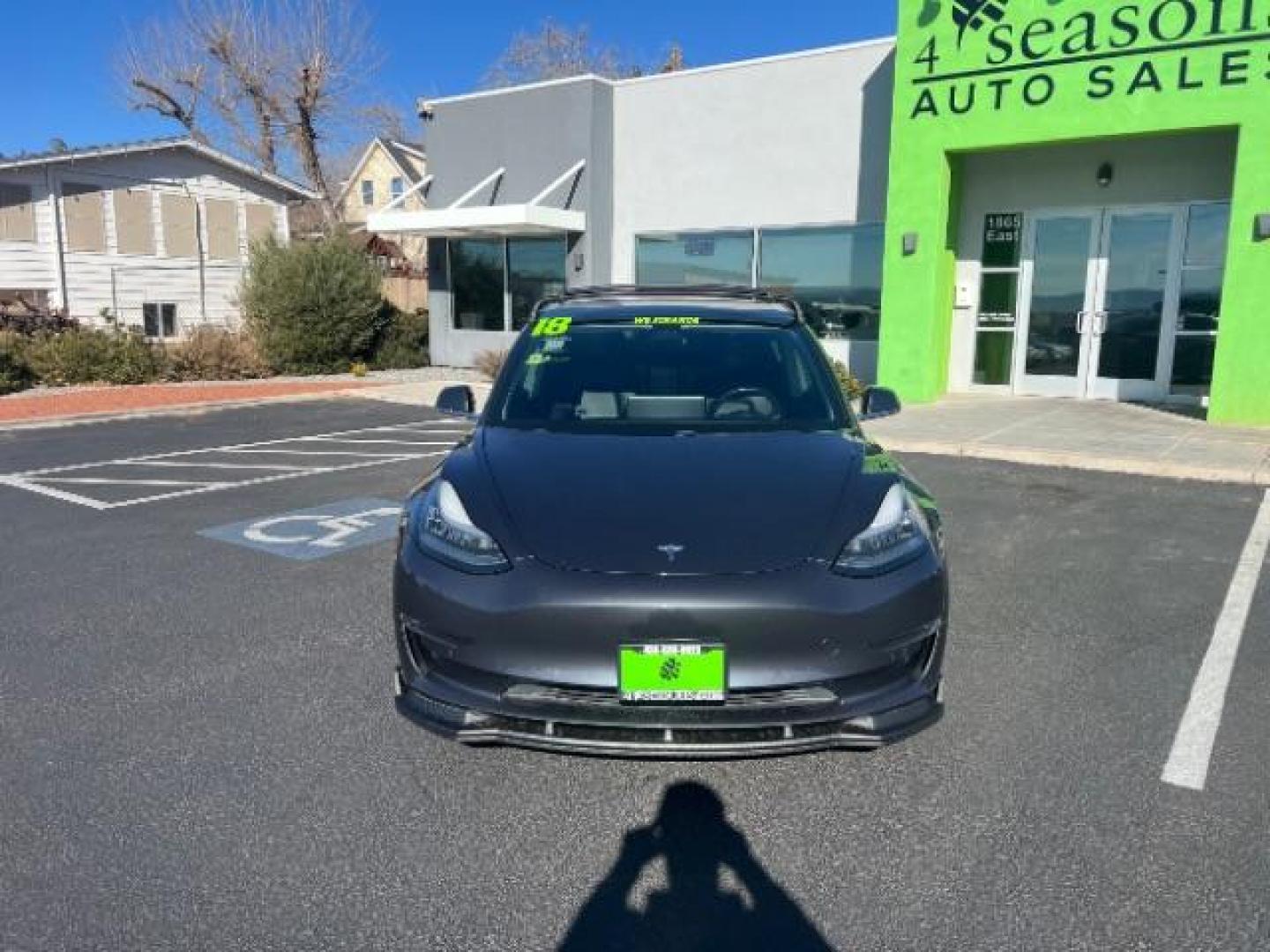 2018 Gray /Black Tesla Model 3 Long Range (5YJ3E1EB8JF) with an Electric engine, 1 Speed-Automatic transmission, located at 1865 East Red Hills Pkwy, St. George, 84770, (435) 628-0023, 37.120850, -113.543640 - ****Price includes $4k IRS EV REBATE**** We are setup with IRS to file the rebate directly and take credit off the price of car. Check with IRS EV website to be sure you qualify. Trump has threatened to end rebate so ACT FAST! Long Range AWD in excellent condition. Upgraded computer ready for Full - Photo#3