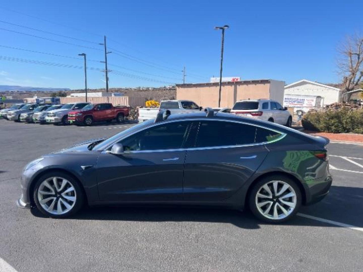 2018 Gray /Black Tesla Model 3 Long Range (5YJ3E1EB8JF) with an Electric engine, 1 Speed-Automatic transmission, located at 1865 East Red Hills Pkwy, St. George, 84770, (435) 628-0023, 37.120850, -113.543640 - ****Price includes $4k IRS EV REBATE**** We are setup with IRS to file the rebate directly and take credit off the price of car. Check with IRS EV website to be sure you qualify. Trump has threatened to end rebate so ACT FAST! Long Range AWD in excellent condition. Upgraded computer ready for Full - Photo#5