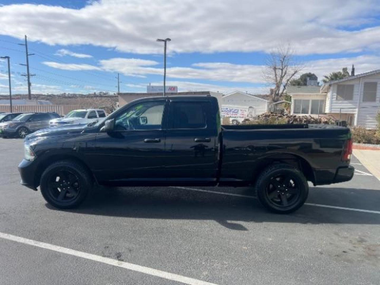 2014 Black Clearcoat /Diesel Gray/Black RAM 1500 Tradesman Quad Cab 4WD (1C6RR7FT3ES) with an 5.7L V8 OHV 16V engine, 8-Speed Automatic transmission, located at 1865 East Red Hills Pkwy, St. George, 84770, (435) 628-0023, 37.120850, -113.543640 - We specialize in helping ALL people get the best financing available. No matter your credit score, good, bad or none we can get you an amazing rate. Had a bankruptcy, divorce, or repossessions? We give you the green light to get your credit back on the road. Low down and affordable payments that fit - Photo#3