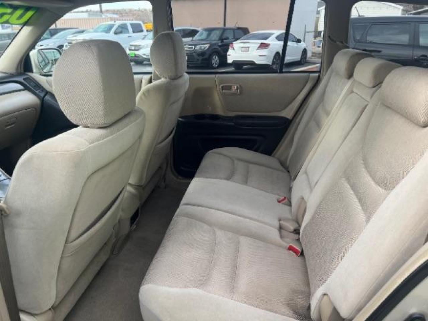 2003 Vintage Gold Metallic /Ivory Cloth Interior Trim Toyota Highlander V6 2WD (JTEGF21A830) with an 3.0L V6 DOHC 24V engine, 4-Speed Automatic transmission, located at 1865 East Red Hills Pkwy, St. George, 84770, (435) 628-0023, 37.120850, -113.543640 - We specialize in helping ALL people get the best financing available. No matter your credit score, good, bad or none we can get you an amazing rate. Had a bankruptcy, divorce, or repossessions? We give you the green light to get your credit back on the road. Low down and affordable payments that fit - Photo#21