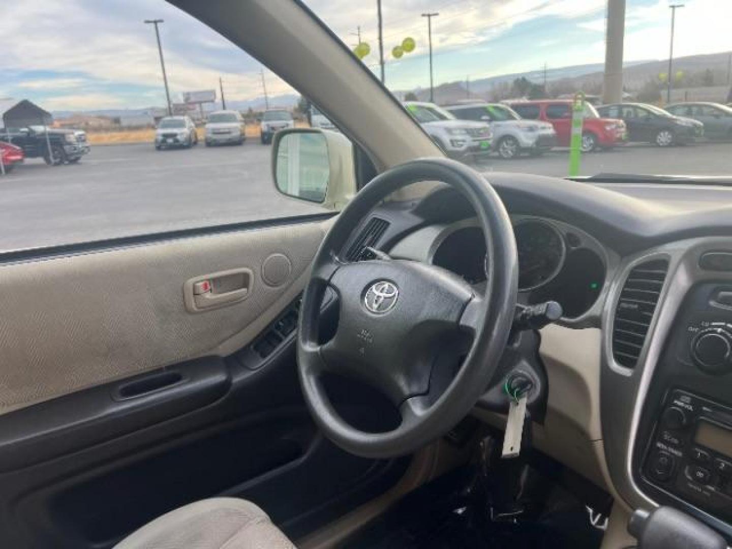 2003 Vintage Gold Metallic /Ivory Cloth Interior Trim Toyota Highlander V6 2WD (JTEGF21A830) with an 3.0L V6 DOHC 24V engine, 4-Speed Automatic transmission, located at 1865 East Red Hills Pkwy, St. George, 84770, (435) 628-0023, 37.120850, -113.543640 - We specialize in helping ALL people get the best financing available. No matter your credit score, good, bad or none we can get you an amazing rate. Had a bankruptcy, divorce, or repossessions? We give you the green light to get your credit back on the road. Low down and affordable payments that fit - Photo#29