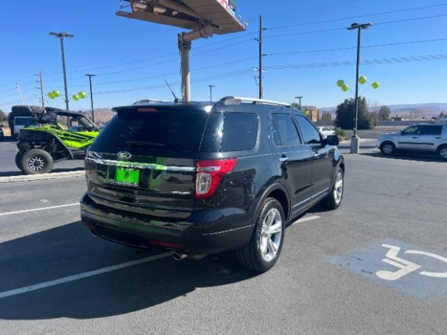 2013 Tuxedo Black Metallic /Charcoal Black Perforated Leather Interior Ford Explorer Limited FWD (1FM5K7F89DG) with an 3.5L V6 DOHC 24V engine, 6-Speed Automatic transmission, located at 1865 East Red Hills Pkwy, St. George, 84770, (435) 628-0023, 37.120850, -113.543640 - Photo#6