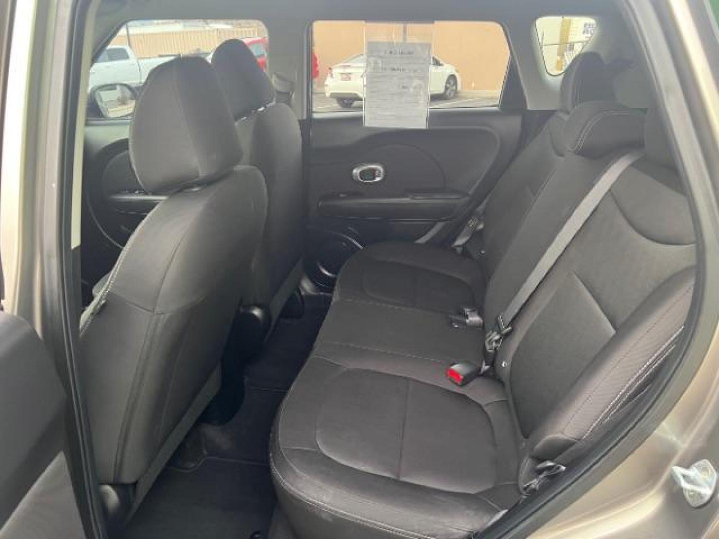 2018 Gray /Black Leather Interior Kia Soul Base 6M (KNDJN2A24J7) with an 1.6L L4 DOHC 16V engine, 6-Speed Automatic transmission, located at 940 North Main Street, Cedar City, UT, 84720, (435) 628-0023, 37.692936, -113.061897 - Photo#22