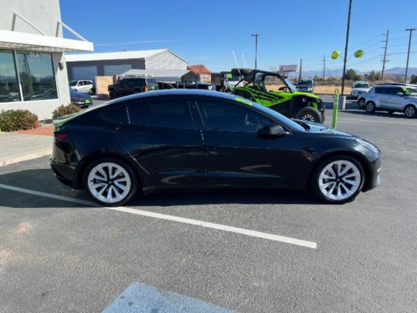 2021 Solid Black /Black Tesla Model 3 Long Range Dual Motor All-Wheel Drive (5YJ3E1EB1MF) , located at 1865 East Red Hills Pkwy, St. George, 84770, (435) 628-0023, 37.120850, -113.543640 - ****Price includes $4k IRS EV REBATE**** We are setup with IRS to file the rebate directly and take credit off the price of car. Check with IRS EV website to be sure you qualify. Trump has threatened to end rebate so ACT FAST! 2021 Tesla Model 3 Long Range AWD with 91,847 miles. Powered by a dual- - Photo#7