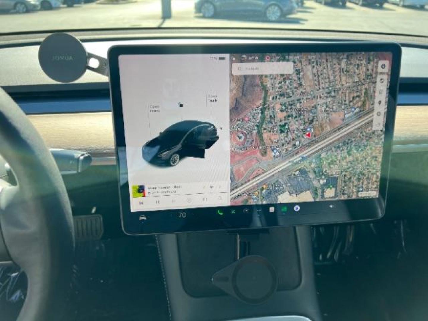 2021 Solid Black /Black Tesla Model 3 Long Range Dual Motor All-Wheel Drive (5YJ3E1EB1MF) , located at 1865 East Red Hills Pkwy, St. George, 84770, (435) 628-0023, 37.120850, -113.543640 - ****Price includes $4k IRS EV REBATE**** We are setup with IRS to file the rebate directly and take credit off the price of car. Check with IRS EV website to be sure you qualify. Trump has threatened to end rebate so ACT FAST! 2021 Tesla Model 3 Long Range AWD with 91,847 miles. Powered by a dual- - Photo#18